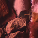 tissus de coton et de lin rouge, roses et violets teints naturellement à la garance